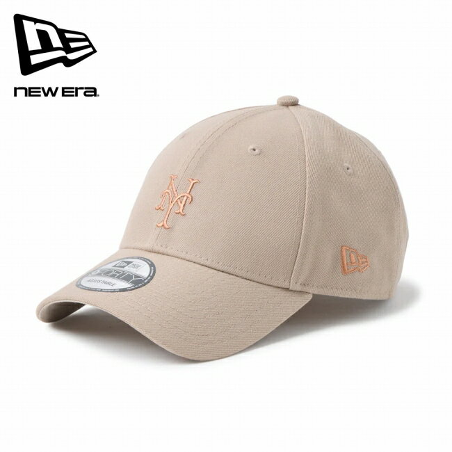 ★NEWERA ニューエラ 9FORTY MLB ベージュ スウェットバンド ニューヨーク・メッツ アッシュブラウン 14744847 