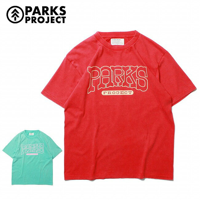 ★PARKS PROJECT パークスプロジェクト PARKS OUTLINE LOGO Tee パークスアウトラインロゴティー 102606003 