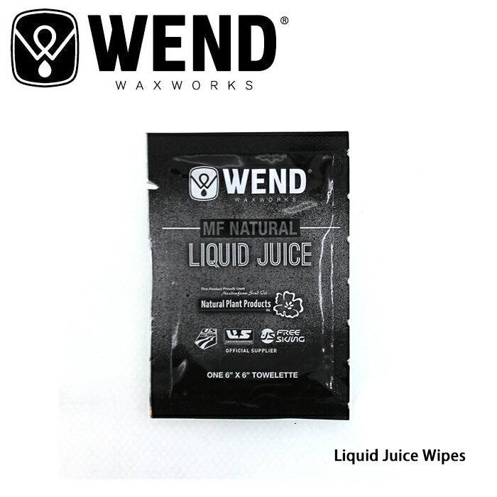 【8月17日20時〜24日9時59分限定★ポイント10倍】★WEND ウェンド ワックス Liquid Juice Wipes