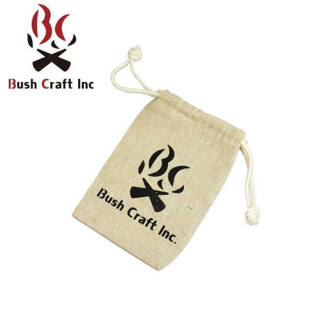 ★Bush Craft ブッシュクラフト BushCraftInc 麻袋 スモール 【 リネン袋 小物入れ 巾着 】