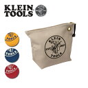 ★KLEIN TOOLS クラインツールズ Zipper Bag Canvas Consumables ジッパーバッグキャンバスコンシューマブル 5539NAT/5539YEL/5539BLU/5539RED 【 カバン ポーチ 小物収納 ツールポーチ 】【メール便 代引不可】