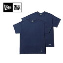 NEWERA ニューエラ 2-Pack Tee 2パック ティー NVY 11403817 【服】Tシャツ コットン【t-cnr】【メール便・代引不可】 【clapper】