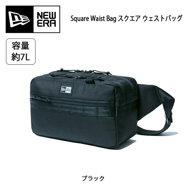 ★NEWERA ニューエラ Square Waist Bag スクエア ウェストバッグ ブラック 11556601 【 カバン ウェストポーチ ボディバッグ 】