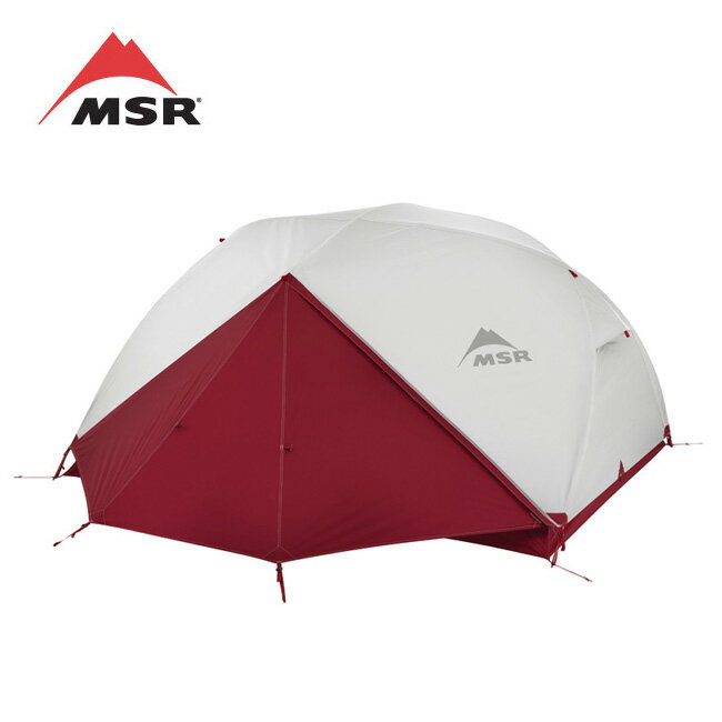 ★MSR エムエスアール Elixir 3 エリクサー3 （フットプリント付）グレー 37312 【TENTARP】【TENT】テント キャンプ アウトドア