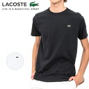LACOSTE ラコステ ベーシッククルーネックTシャツ (半袖) TH622EM 【Tシャツ/半袖/メンズ/アウトドア】【メール便・代引不可】