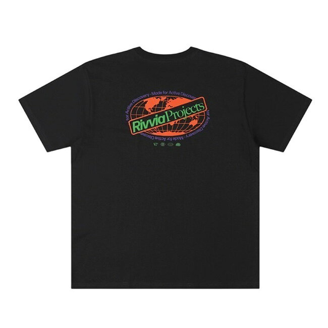 【クーポン配布中】★Rivvia PROJECTS リヴィアプロジェクツ GLOBAL PROJECTS T-SHIRT グローバルプロジェクトティーシャツ RTE-25112 【 トップス 半袖 Tシャツ 綿 コットン キャンプ アウトドア 】【メール便・代引不可】 clapper-10484167 Clapper サンプル画像3