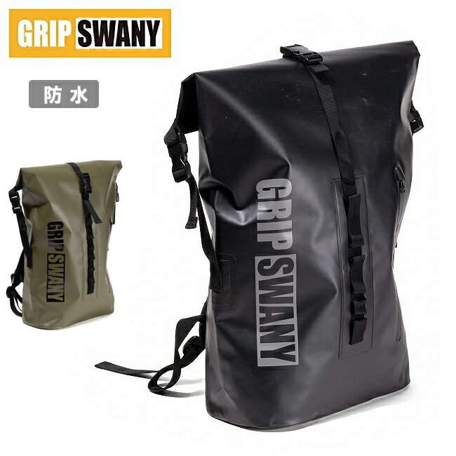 Rakuten - ★GRIP SWANY グリップスワニー GS WATERPROOF ROLL TOP GSウォータープルーフロールトップ GSMB0037 【 カバン リュック バックパック 防水 PVC アウトドア 】