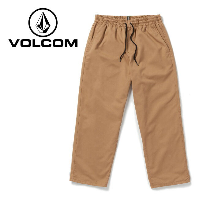 ★VOLCOM ボルコム Skate Vitals Simon Bannerot Elastic Waist Pants スケートバイタルズサイモンバンネローエラスティックウエストパンツ A1232300 【 ボトムス ロングパンツ ルーズテーパードフィット キャンプ アウトドア 】
