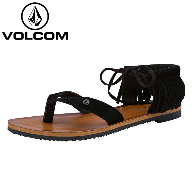 Holly'S Sole - ★VOLCOM ボルコム ALL ACCESS オールアクセス BLK W0811801 【 メンズ ビーチサンダル ビーサン 海 川 レジャー アウトドア レディース 】