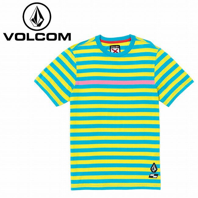 Rakuten - ★VOLCOM ボルコム Schroff × Volcom Crew Short Sleeve Shirt シュロッフ×ボルコムクルーショートスリーブシャツ A0122403 【 トップス 半袖 Tシャツ モダンフィット アウトドア コラボ 】【メール便・代引不可】