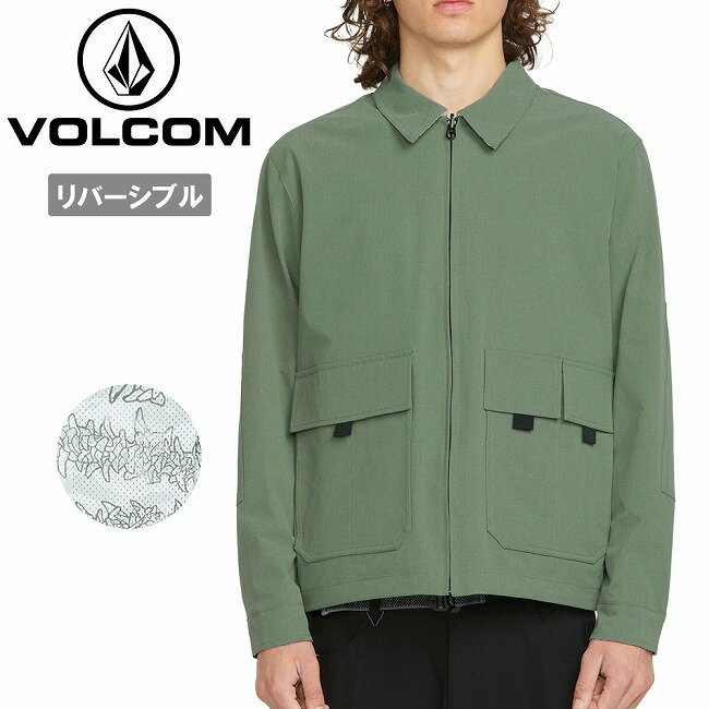 【ブラックフライデー限定クーポン配布！】★VOLCOM ボルコム Tokyo True Sense Jacket トウキョウトゥルーセンスジャケット LTO A1512500 【 アウター トップス ポケット付き キャンプ アウトドア 】