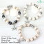 【Angels by the Sea Hawaii】【エンジェルズバイザシーハワイ】エラスティックフレッシュウォーターパールスターフィッシュチャームブレスレット(ホワイト/ミックス/アクセサリー/ジュエリー/ギフト/プレゼント/おしゃれ/クリスマス)【あす楽対応_関東】