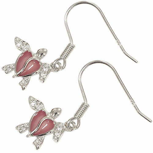 ハワイアンジュエリー カラフルホヌCZピアス ピンク EB500953P ギフト プレゼント 誕生日 お祝 クリスマス 記念日 ホワイトデー