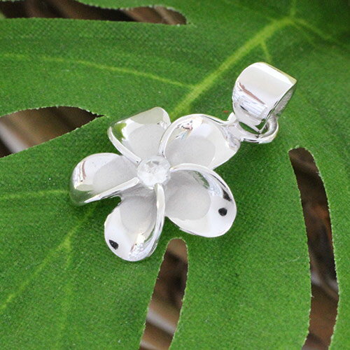 ハワイアンジュエリー 15mm プルメリア ロジウム ペンダントトップ SP82838 ギフト プレゼント 誕生日 お祝 クリスマス 記念日 ホワイトデー