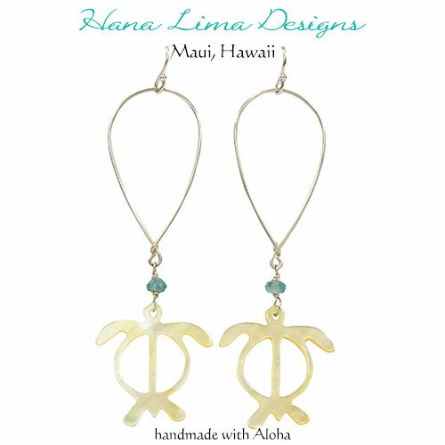 ハワイアンジュエリー ホヌ ピアス ハワイアンアクセサリー リゾートファッション ギフト プレゼント 夏 リゾート 貝 亀 ハワイアン雑貨 Hana Lima ...