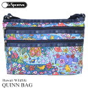 ハワイ限定 LeSportsac レスポートサック レスポハワイ ワイルドライフ K831 クイーン バッグ 3352花 ショルダー ブルー 青 ショルダーバッグ