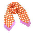 シルク スカーフ kate spade ケイトスペード Spring Gingham Silk Squareブランド カジュアル リゾート プレゼント ギフト 贈り物 お返し おしゃれ