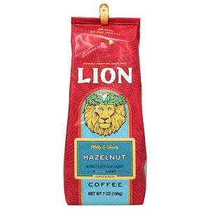ハワイのお土産に☆ライオンコーヒー〈ヘーゼルナッツ〉7oz(198g)ギフト/お土産/お歳暮/お中元/プレゼント/ハワイ/母の日/父の日/お礼/お祝/正月/バレンタイン/ホワイトデー/お返し/珈琲/お年賀