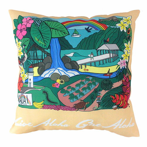 アーティスト KAUAI カウアイ クッションカバー Kahikoチャリティ ハワイアン 雑貨 ハワイ雑貨 インテリア ハワイ おしゃれ 模様替え アーティスト KAUAI カウアイ クッションカバー Kahikoチャリティ ハワイアン 雑貨 ハワイ雑貨 インテリア ハワイ おしゃれ 模様替え