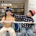 【5/10限定!!全品最大P8倍】キッズ ニット タートル ハイネック 総柄 トライアングル ローゲージニット 男の子 女の子 子供服 送料無料