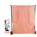《ブラックフライデークーポンで500円-27,000円OFF》販売 クラレナの ピンク 大小桜花 枝垂れ桜 正絹 中振袖 (cl_kimono_2094) (中...