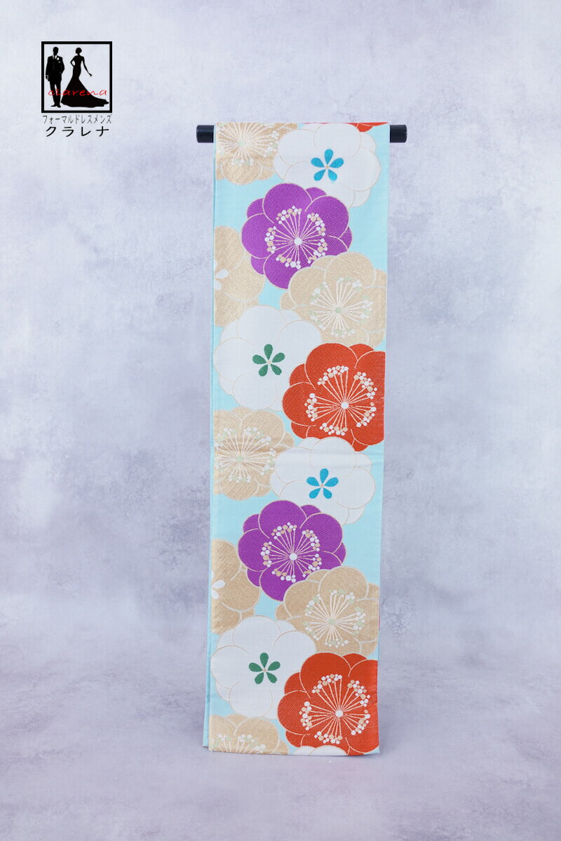 《ブラックフライデークーポンで500円-27,000円OFF》販売 クラレナの 金 黒 桜花 振袖用 正絹 袋帯 (cl_kimono2511) (中古) (U...