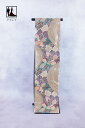 《フォーマル衣装》販売 クラレナの 金 黒 牡丹 流水 振袖用 正絹 袋帯 (cl_kimono2515) (中古) (USED) (リサイクル)【和装】【着物...