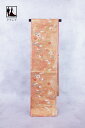 《フォーマル衣装》販売 クラレナの オレンジ 金 鳳凰 菊 浮線藤 正絹 袋帯 (cl_kimono2518) (中古) (USED) (リサイクル)【和装】【...