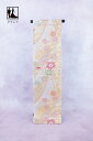 《フォーマル衣装》販売 クラレナの 金 梅 流水 振袖用 正絹 袋帯 (cl_kimono2532) (中古) (USED) (リサイクル)【和装】【着物】【女...