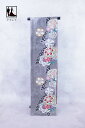 《フォーマル衣装》販売 クラレナの シルバー 黒 桜花 藤 毬 振袖用 正絹 袋帯 (cl_kimono2551) (中古) (USED) (リサイクル)【和装...