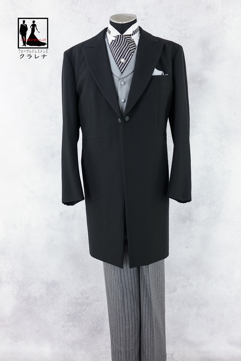 《フォーマル衣装》購入 クラレナの モーニング コート お父様用 G CROSS ジェントリーコート ABL (MMm1234) (USED品)【中古】【洋装】【メンズ】【タキシード】【燕尾服】