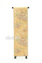 《フォーマル衣装》販売 クラレナの 金地に宝船・鶴 正絹袋帯 (MS56) (USED品)【中古】【和装】【着物】【女性】【帯】