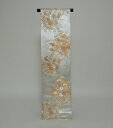 《フォーマル衣装》販売 クラレナの 銀地に菊・紅葉・松・まがき 正絹袋帯 (ka043)(USED品)【中古】【和装】【着物】【女性】【帯】
