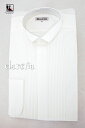 《お買物マラソン クーポン利用で 15%オフ》未使用オフホワイト礼装用ドレスシャツKURAUDIAS(36cm)(mkwu07-kuraudia)【中古品】
