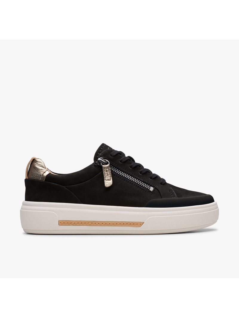 Hollyhock Zip Clarks クラークス シューズ・靴 スニーカー ブラック【送料無料】[Rakuten Fashion]