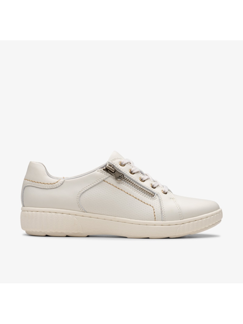 Caroline Janna Clarks クラークス シューズ・靴 スニーカー ホワイト【送料無料】[Rakuten Fashion]