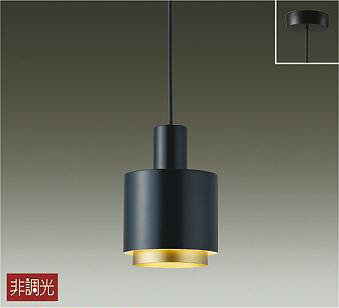Rakuten - ダイコー 小型ペンダントライト 黒 LED(電球色) DPN-41411Y