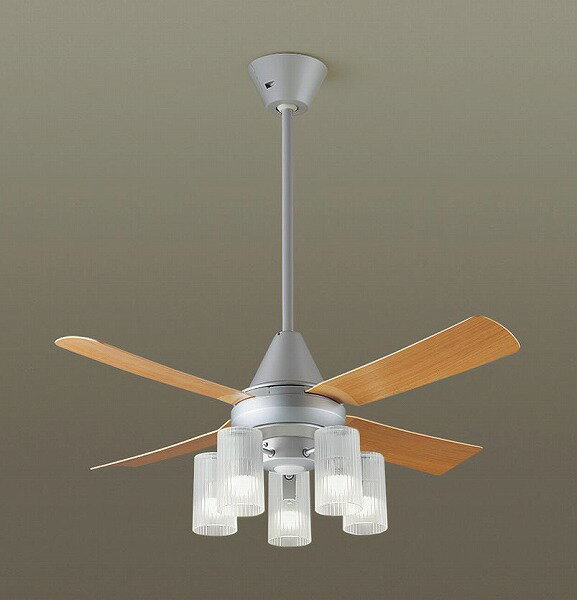 パナソニック シーリングファン 〜10畳 シルバー LED（電球色） XS91213F