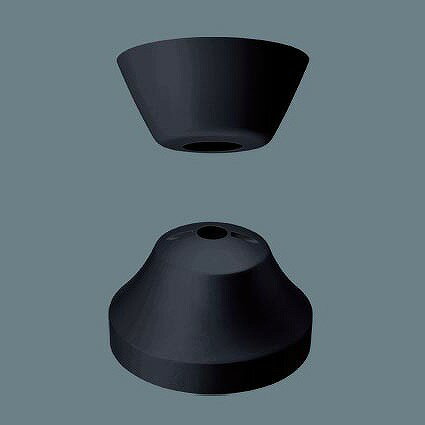 パナソニック シーリングファン吊下用フランジ ブラック φ150 SPK074