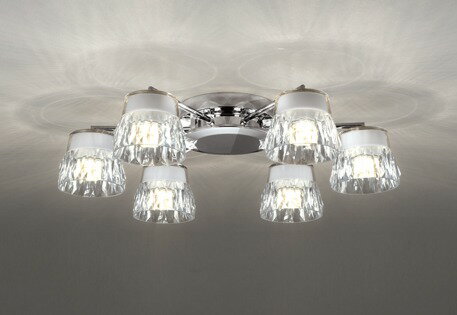 オーデリック シャンデリア 〜8畳 6灯 LED 電球色 調光 OC257138LR