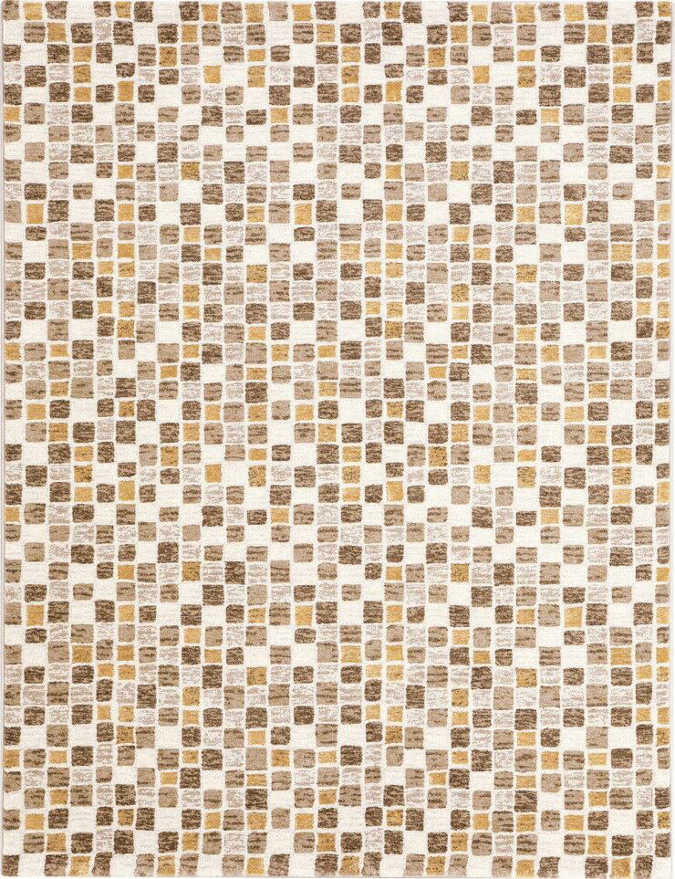 Cotton, Indian Cotton - 【メーカー直送】 カーペット ラグ マット 約2畳 160×230 マスタード テゴラ 83007-6121 Globe ディーパス モダンシリーズ