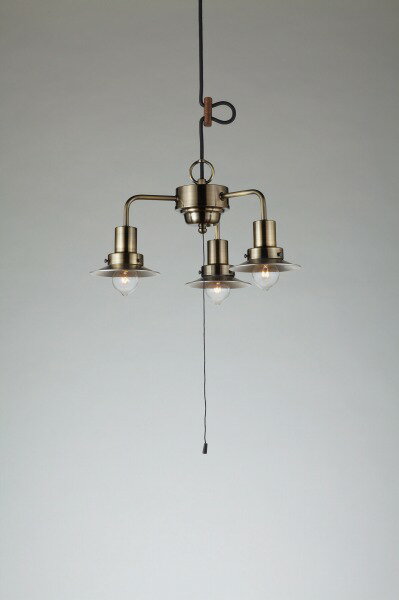 後藤照明 Monte Luce Series 大正ロマン 昭和 レトロ ペンダントライト キリマンジャロ 3灯 ランプ別売 GLF-3464X