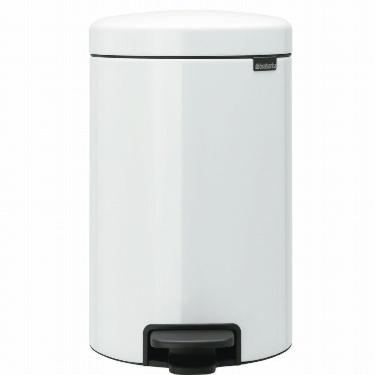 ブラバンシア brabantia おしゃれ ゴミ箱 12L フタ付 ペダル ダストボックス New Icon ペダルビン ホワイト 111969