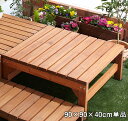 【メーカー直送】 谷村実業 リビングアウトシリーズ ウッドテラス 90cm TAN-750-90