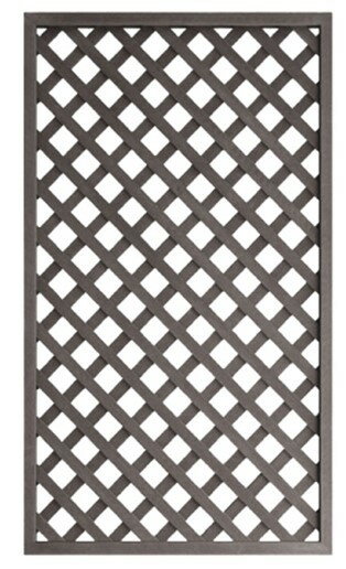 【メーカー直送】 人工木ラティスフェンス 1500×900mm ダークブラウン 4枚セット 目隠し 柵 仕切り 庭 DIY 4524804121250 [ビス・金具・ポスト別売]