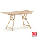 【メーカー直送】 FIAM フォールディングテーブル ロビン ナチュラル 4582255108114 幅140奥行70高74cm 折りたたみ