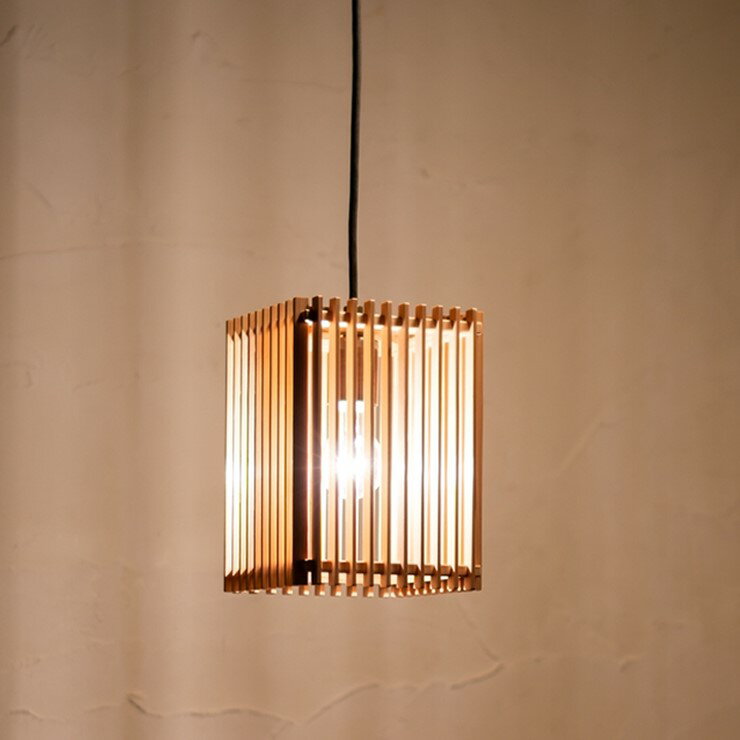 【メーカー直送】 新洋電気 簾 和風ペンダントライト 白熱灯 AP833 和室 照明 強化和紙 おしゃれ 日本製 国産 木製