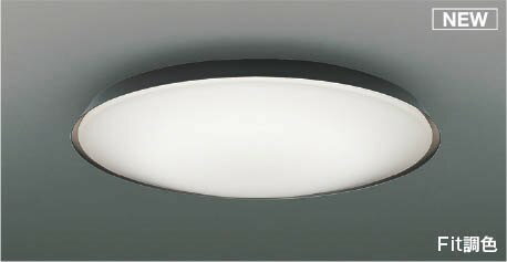 コイズミ シーリングライト ～8畳 グレー LED 調色 Fit調光 AH55826