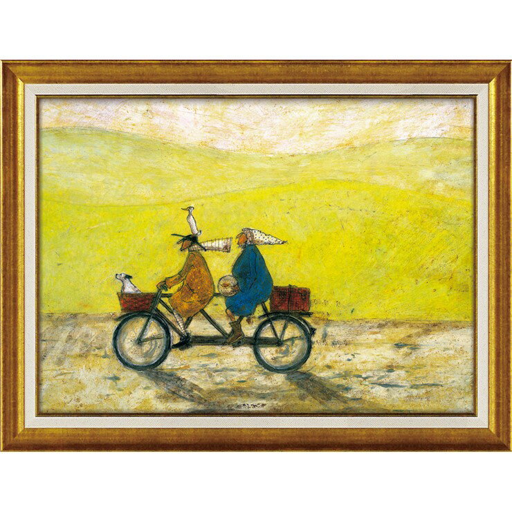 絵と額がセットになった商品です。■材質：樹脂フレーム■仕様：絵の表面を特殊ゲル加工■作者詳細等：スイートピー色のウサギ・犬と共に仕事と生活をブライントンで過ごしている。技術学校を卒業後、アートを学びたいと思い、2003年リバプールの美術学校...