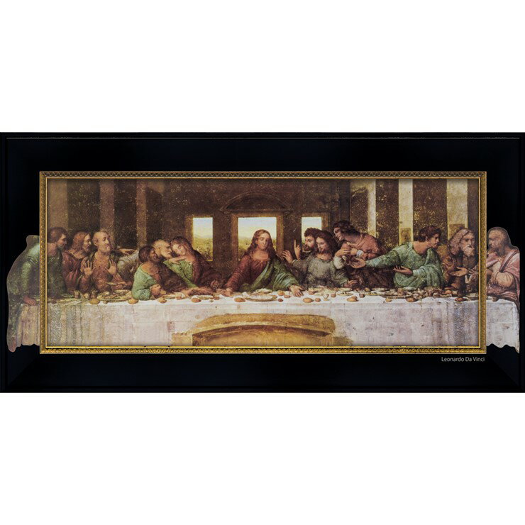 絵画 版画 額縁 おしゃれ ビッグアート レオナルドダヴィンチ「最後の晩餐」 Lサイズ BA-10071